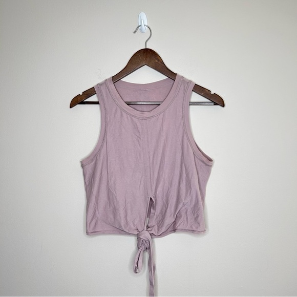 Lululemon Time to Restore Tank Wrap  and Front Tie Smoky Blush - Picture 2 of 5